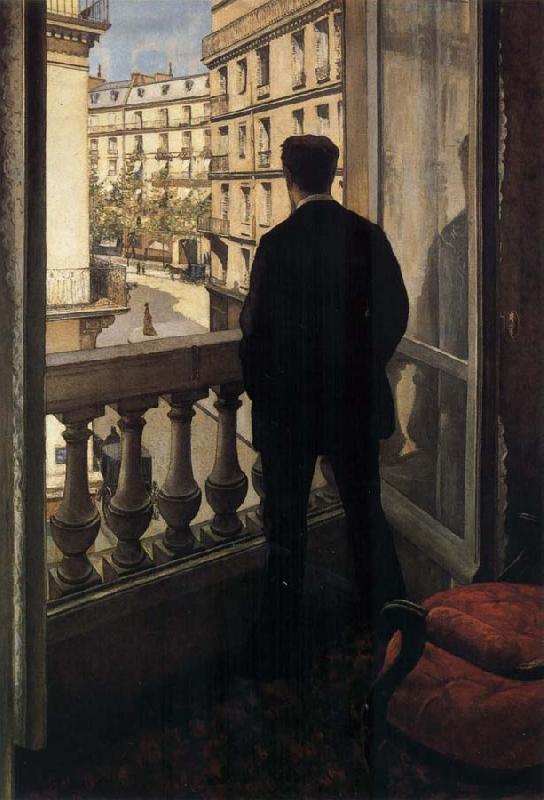 Gustave Caillebotte Young man near ther door Germany oil painting art